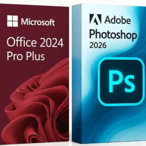 Office 2024 Pro Plus + Photoshop 2026 (para Windows)