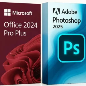 Office 2024 Pro Plus + Photoshop 2025 (para Windows)