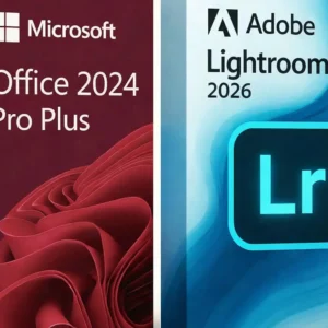 Office 2024 Pro Plus + Lightroom 2026 (Para Windows)