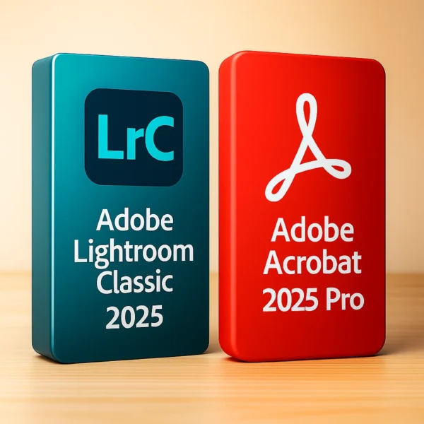Lightroom Classic 2025 + Acrobat 2025 Pro (Para Windows)