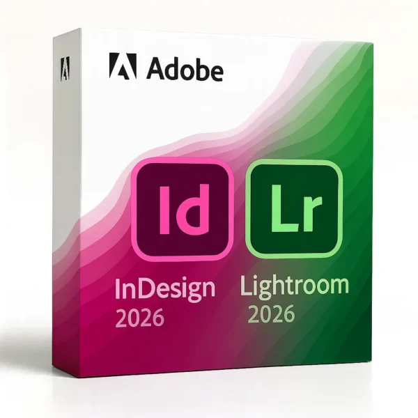 InDesign 2026 + Lightroom Classic 2026 (para windows)