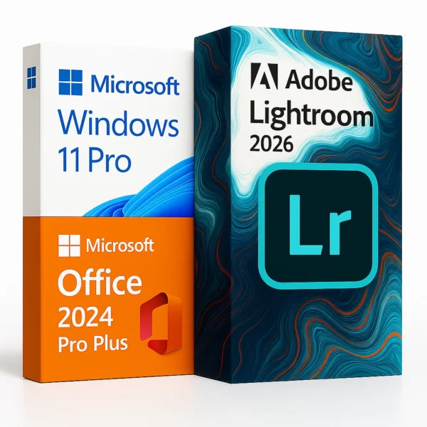 Windows 11 Pro + Office 2024 Pro Plus + Lightroom 2026