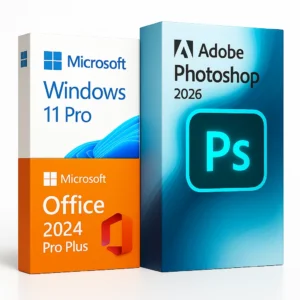 Windows 11 Pro + Office 2024 Pro Plus + Photoshop 2026