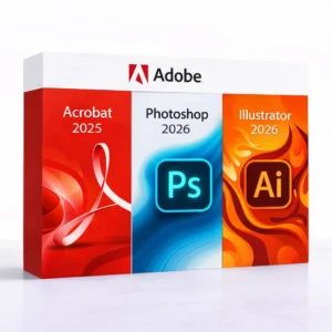 Acrobat 2025 + Photoshop 2026 + Illustrator 2026