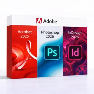 Acrobat 2025 + Photoshop 2026 + InDesign 2026