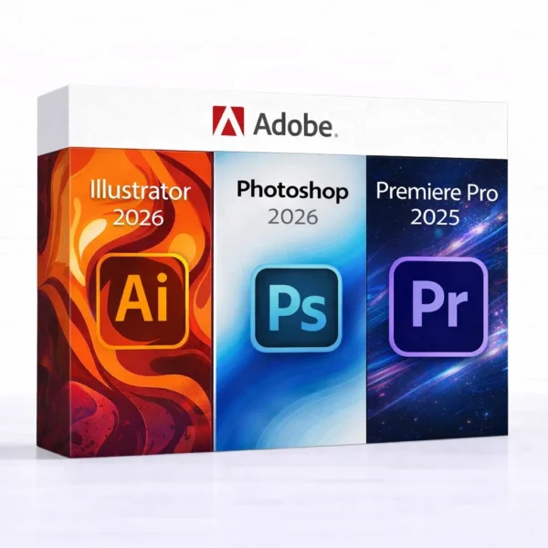 Illustrator 2026 + Photoshop 2026 + Premiere Pro 2025