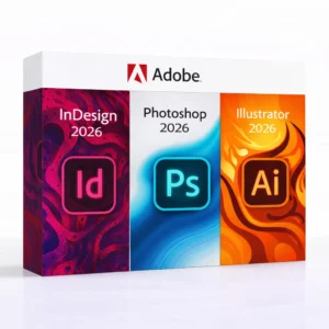 InDesign 2026 + Photoshop 2026 + Illustrator 2026