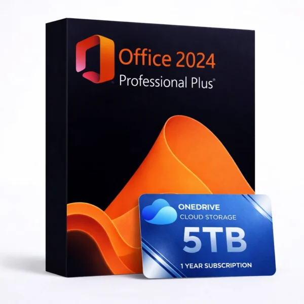 Office 2024 Professional Plus con 5 TB OneDrive durante 1 año