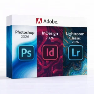 Photoshop 2026 + InDesign 2026 + Lightroom Classic 2026