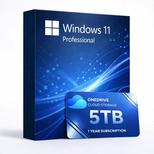 Windows 11 Pro con 5 TB OneDrive durante 1 año