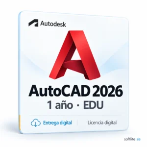 Autodesk AutoCAD 2026 — 1 año EDU - producto digital