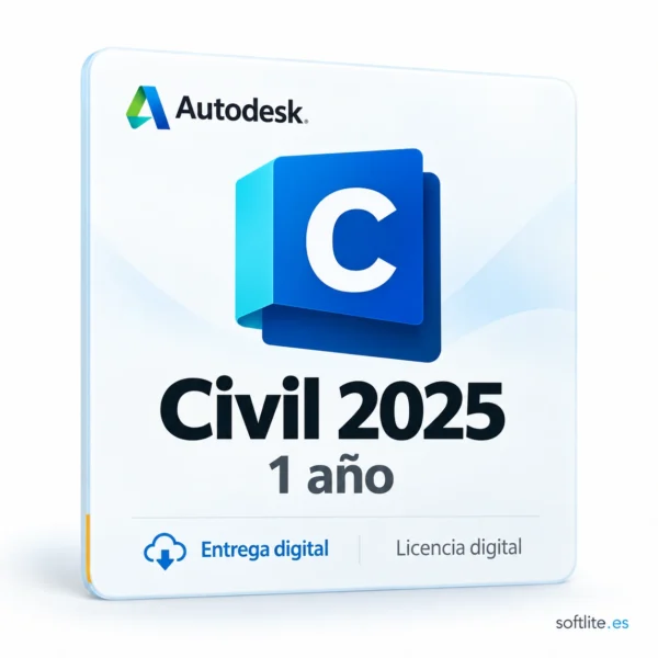 Autodesk Civil 2025 — 1 año - producto digital