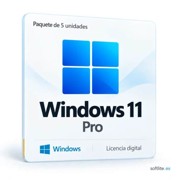 5X Windows 11 Pro 5X Windows 11 Pro - producto digital