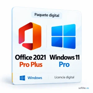 Windows 11 Pro + Office 2021 Pro Plus - producto digital