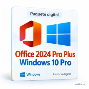 Windows 10 Pro + Office 2024 Pro Plus - producto digital