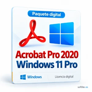 Windows 11 Pro + Acrobat Pro 2020 | Windows Windows 11 Pro + Acrobat Pro 2020 | Windows - producto digital