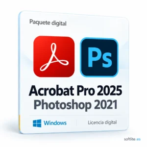 Acrobat 2025 Pro + Photoshop 2021 | Windows - producto digital