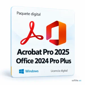 Acrobat 2025 Pro + Office 2024 Pro Plus | Windows - producto digital