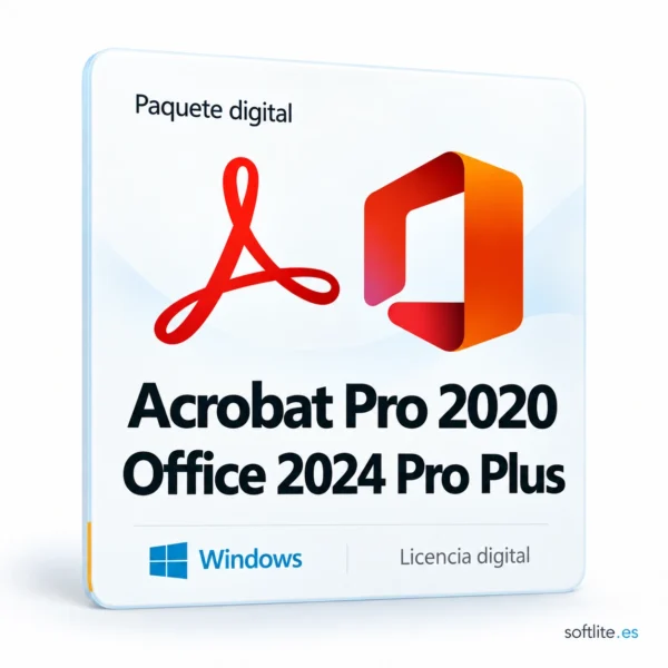 Acrobat 2020 Pro + Office 2024 Pro Plus | Windows Acrobat 2020 Pro + Office 2024 Pro Plus | Windows - producto digital