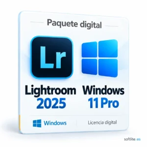 Windows 11 Pro + Lightroom 2025 (para Windows) - producto digital