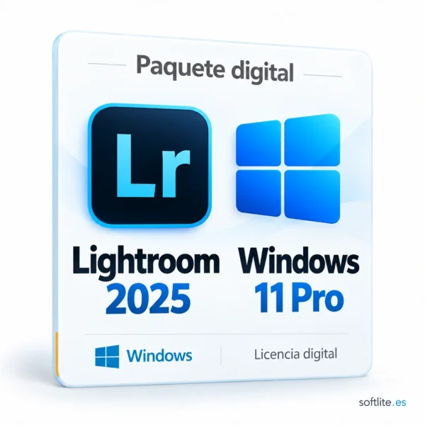 Windows 11 Pro + Lightroom 2025 (para Windows) - producto digital