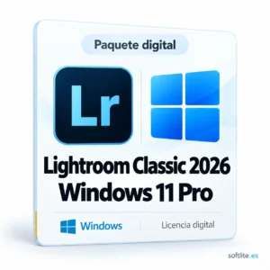 Windows 11 Pro + Lightroom 2026 (para Windows) - producto digital