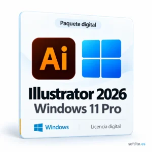 Windows 11 Pro + Illustrator 2026 (Para Windows) - producto digital