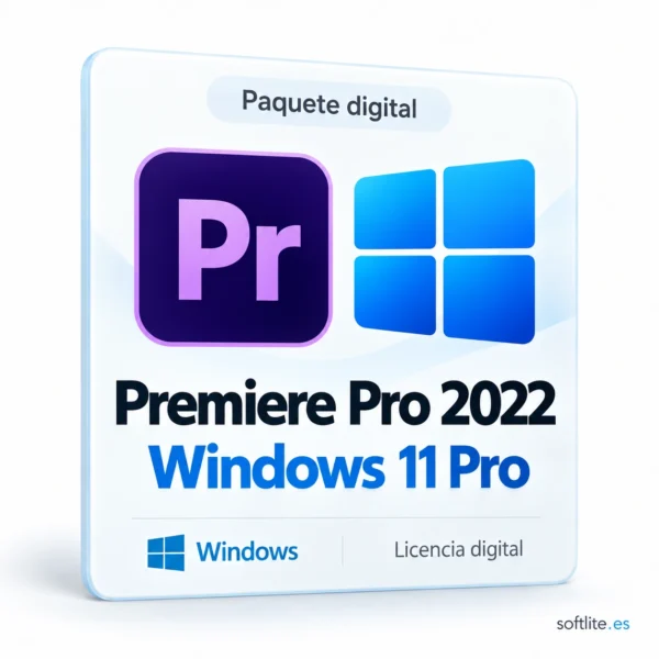 Windows 11 Pro + Premiere Pro 2022 (para Windows) Windows 11 Pro + Premiere Pro 2022 (para Windows) - producto digital