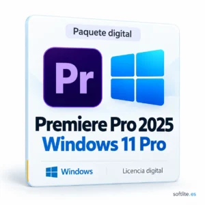 Windows 11 Pro + Premiere Pro 2025 (para Windows) - producto digital