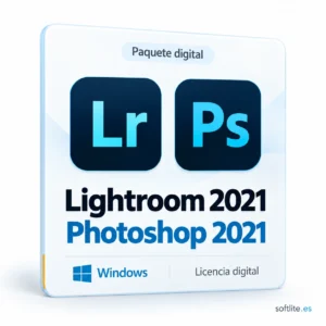 Photoshop 2021 + Lightroom 2021 (para Windows) - producto digital