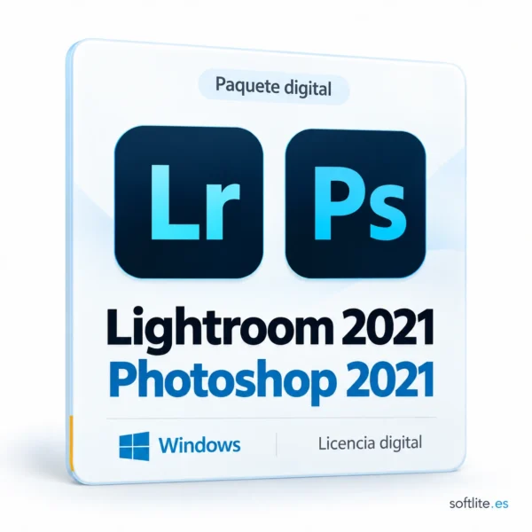 Photoshop 2021 + Lightroom 2021 (para Windows) Photoshop 2021 + Lightroom 2021 (para Windows) - producto digital