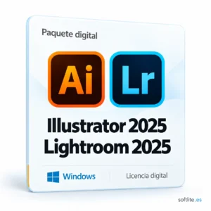 Illustrator 2025 + Lightroom 2025 (para Windows) - producto digital