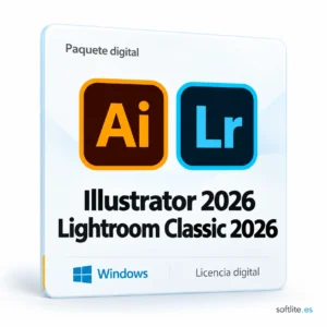 Illustrator 2026 + Lightroom 2026 (para Windows) - producto digital