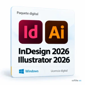 Indesign 2026 + Illustrator 2026 (para Windows) - producto digital