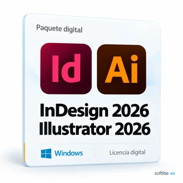 Indesign 2026 + Illustrator 2026 (para Windows) Indesign 2026 + Illustrator 2026 (para Windows) - producto digital
