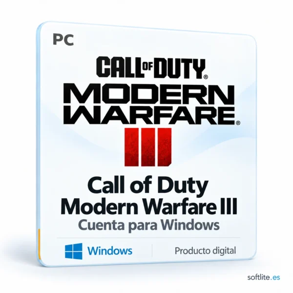 Call of Duty: Modern Warfare III Cuenta para PC con Windows Call of Duty: Modern Warfare III Cuenta para PC con Windows - producto digital