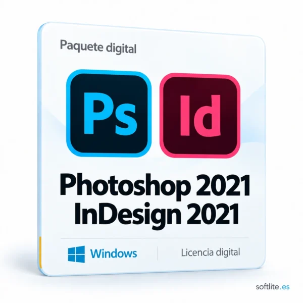 Photoshop 2021 + Indesign 2021 (Para Windows) - producto digital