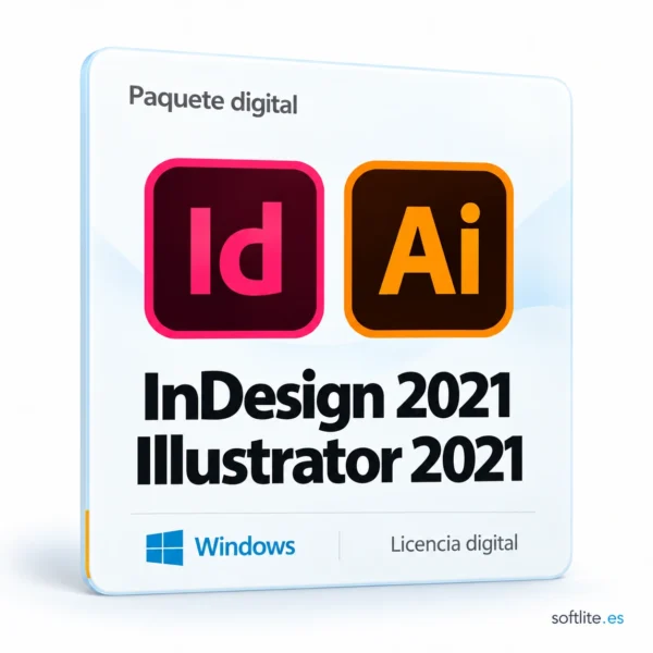 Indesign 2021 + Illustrator 2021 (Para Windows) Indesign 2021 + Illustrator 2021 (Para Windows) - producto digital