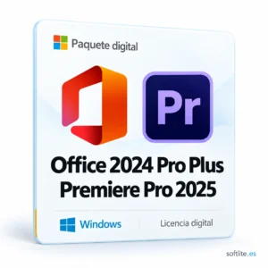 Office 2024 Pro Plus + Premiere Pro 2025 - producto digital