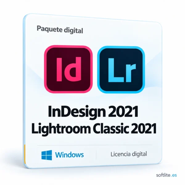 InDesign 2021 + Lightroom Classic 2021 (Para Windows) - producto digital