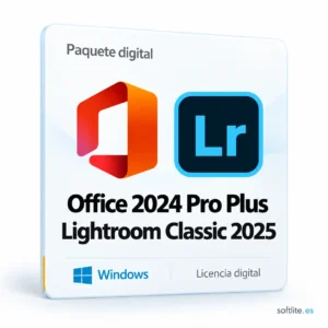 Lightroom Classic 2025 + Office 2024 Pro Plus (Para Windows) - producto digital
