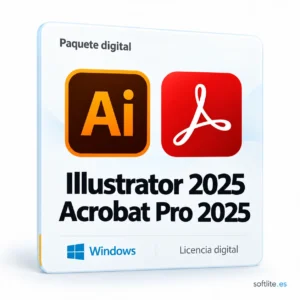 Illustrator 2025 + Acrobat Pro 2025 (para Windows) - producto digital