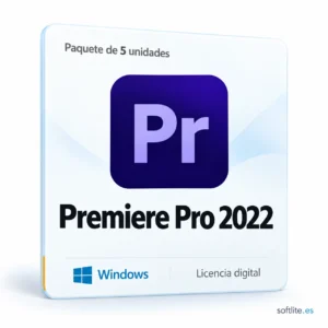 5x Premiere Pro 2022 | Windows - producto digital