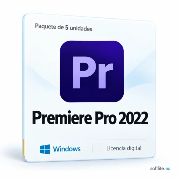 5x Premiere Pro 2022 | Windows - producto digital