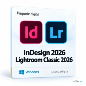 InDesign 2026 + Lightroom Classic 2026 (para Windows) - producto digital