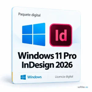 Windows 11 Pro + InDesign 2026 (para Windows) - producto digital