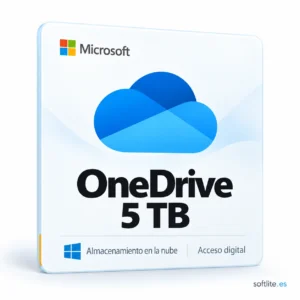 5 TB de almacenamiento en la nube OneDrive (suscripción de la vida) - producto digital