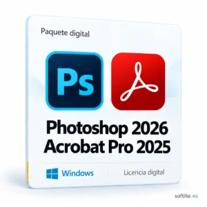 Photoshop 2026 | Windows - + Regalo Acrobat Pro 2025 | Windows! - producto digital