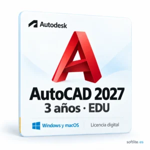 Autodesk AutoCAD 2027 — 3 años EDU | Windows y Mac - producto digital